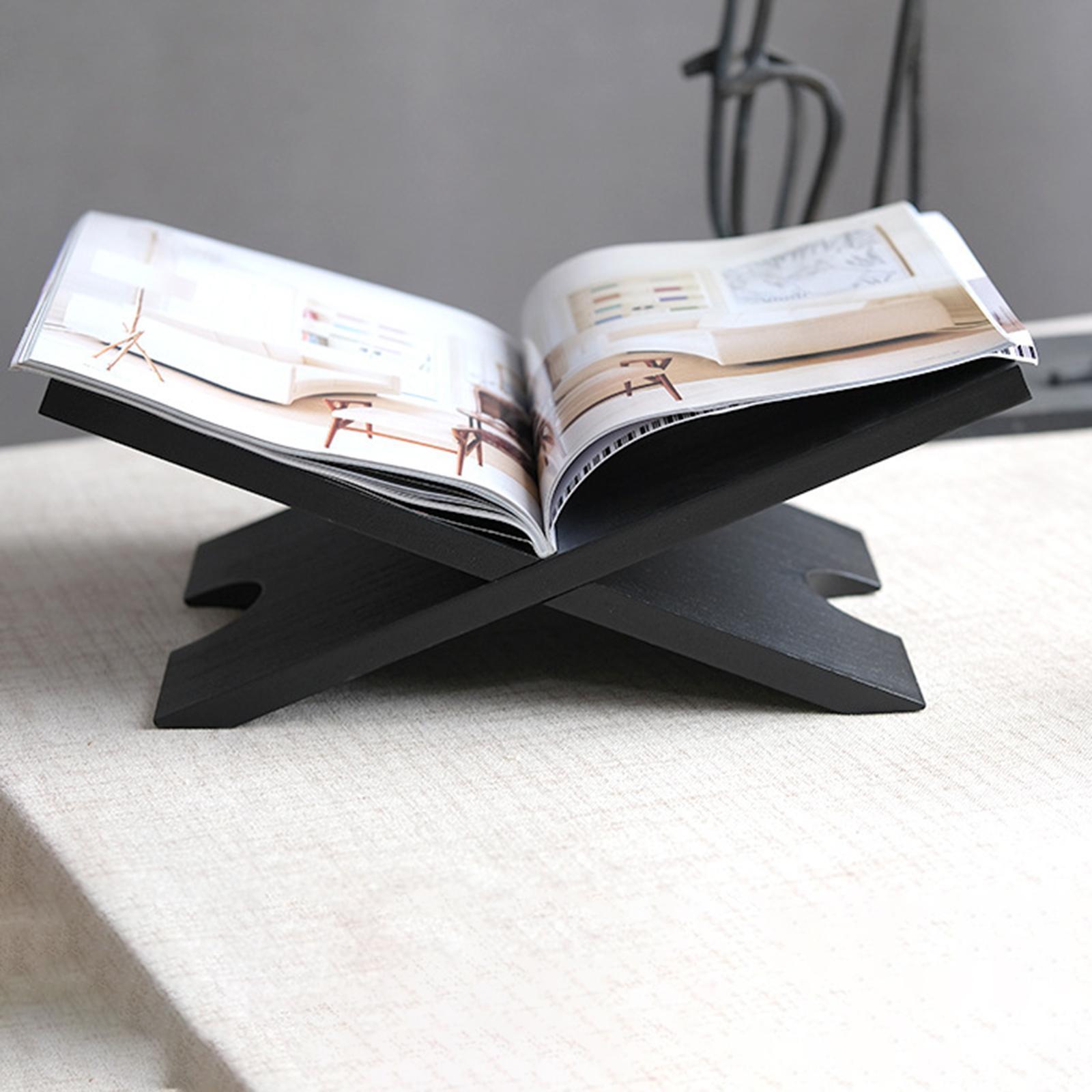 X Shaped Wood Book Stand Open  - огляд і ціна Office X Furniture