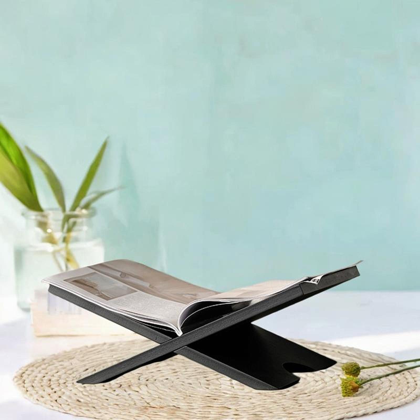 X Shaped Wood Book Stand Open  - огляд і ціна Office X Furniture