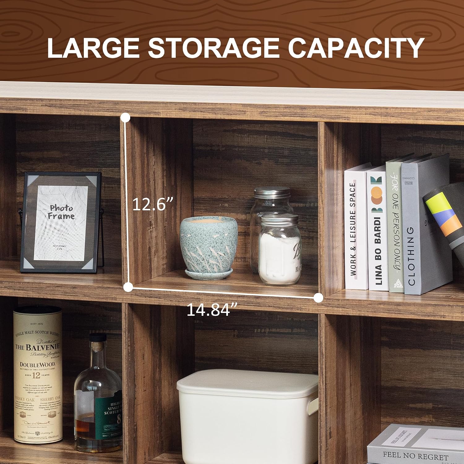 8 Cube Storage Organizer Books - огляд і ціна Office X Furniture